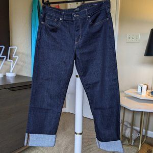 BR Girlfriend Jeans Dark Wash | Mid-rise | Size 31